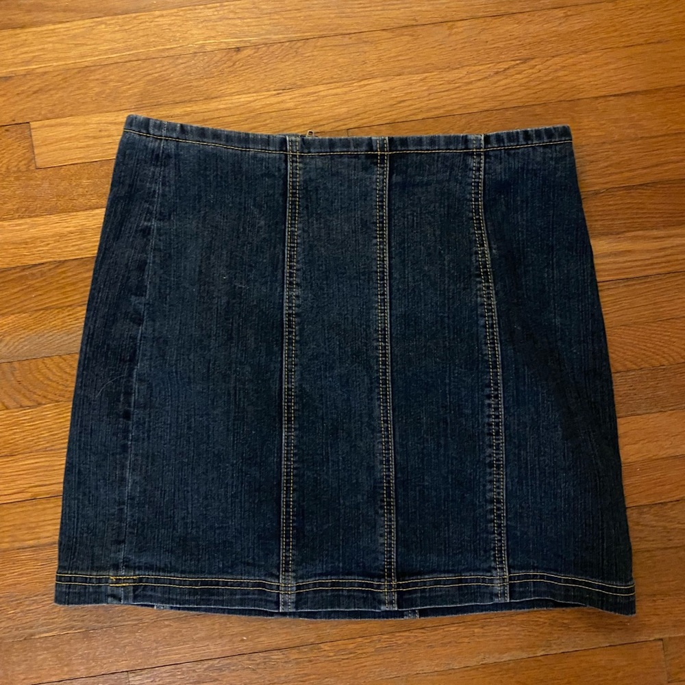 Carmar dark blue mini skirt